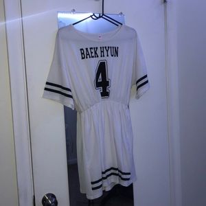NWOT KPOP Exo Baekhyun Varsity Dress